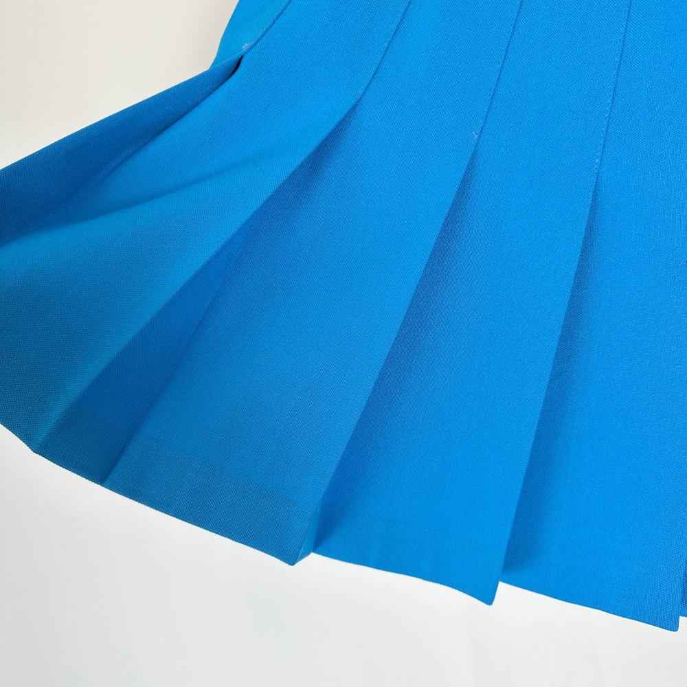 Vintage Head Sportswear Blue Pleated Tennis Skirt Women 10 USA Sporty Pickleball - Picture 11 of 13